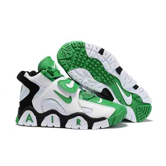 Nike Air Barrage Mid Cut Men Shoes White Green